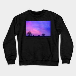 Purple Sunset Crewneck Sweatshirt